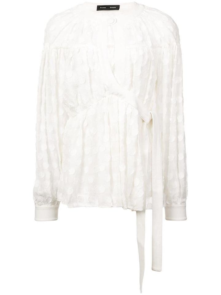 Proenza Schouler Fil Coupé Blouse - White