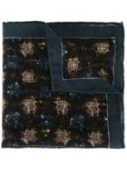 Canali Printed Pocket Handkerchief - Brown