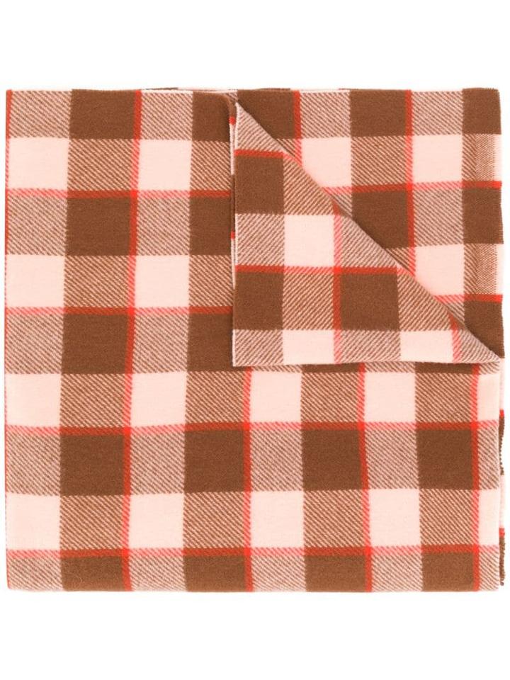 Acne Studios Cassiar Check Scarf - Pink