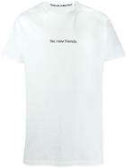 F.a.m.t. 'no New Friends' T-shirt - White