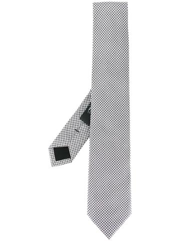 Nicky Pepita Pattern Tie - Black