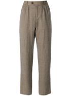 A.p.c. Baggy Fit Trousers - Brown