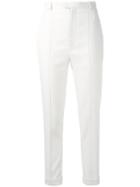 Isabel Marant Straight Leg Trousers, Women's, Size: 36, Nude/neutrals, Silk/linen/flax/spandex/elastane/viscose