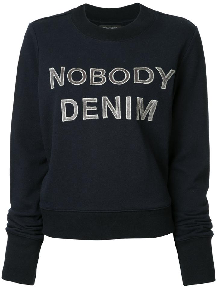 Nobody Denim Nobody Favourite Sweat Alpha - Blue