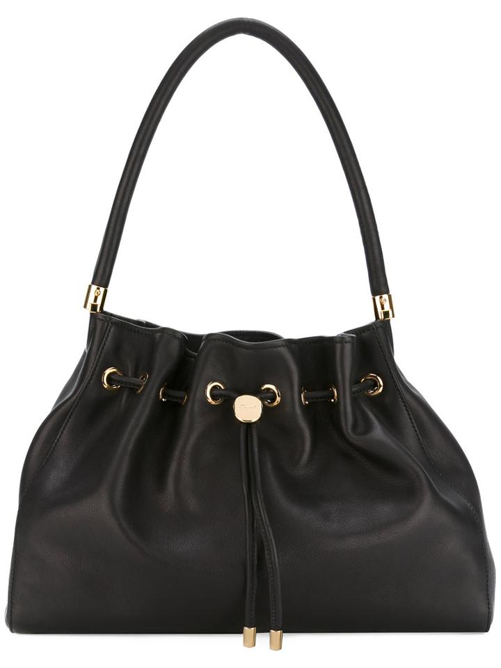 Salvatore Ferragamo - Medium Simona Hobo Bag - Women - Calf Leather - One Size, Black, Calf Leather