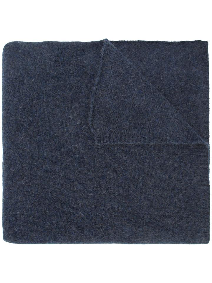 The Elder Statesman - Super Blanket Scarf - Women - Cashmere - One Size, Blue, Cashmere