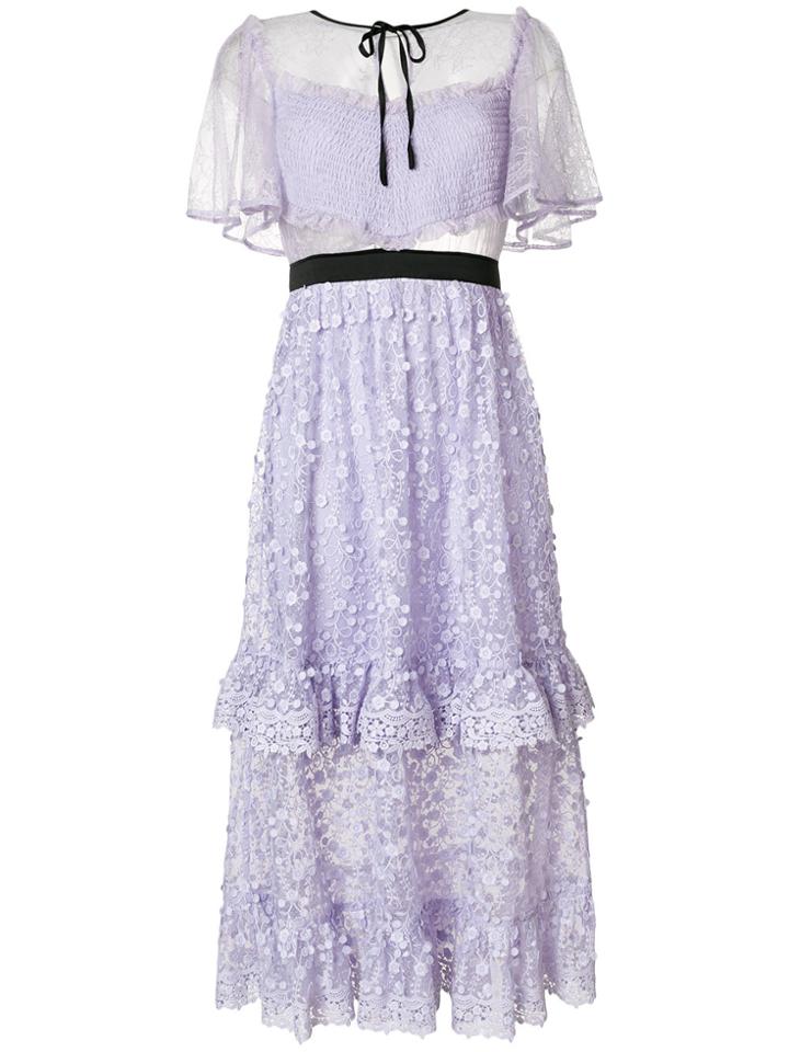 Three Floor Violette Dress - Pink & Purple