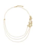 Shaun Leane Cherry Blossom Pearl And Diamond Necklace - Neutrals