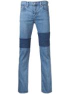 Wvm Patch Detail Jeans, Men's, Size: 34, Blue, Cotton