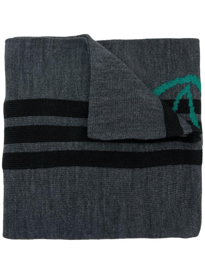 Gosha Rubchinskiy Gosha Rubchinskiy X Adidas Logo Scarf - Grey