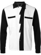 Christian Dada Scalloped Front Contrast Detail Shirt