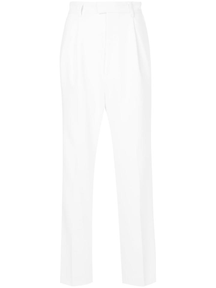 G.v.g.v. Pleated Front Trousers - White