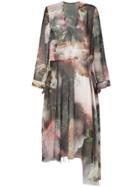 Zambesi Paradise Print Asymmetric Long Dress - Multicolour