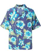 Prada Floral Print Shirt - Blue