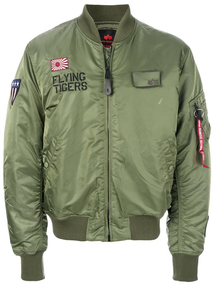 Alpha Industries Tiger Bomber Jacket - Green