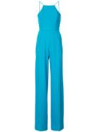 Black Halo Fitted Jumpsuit - Blue