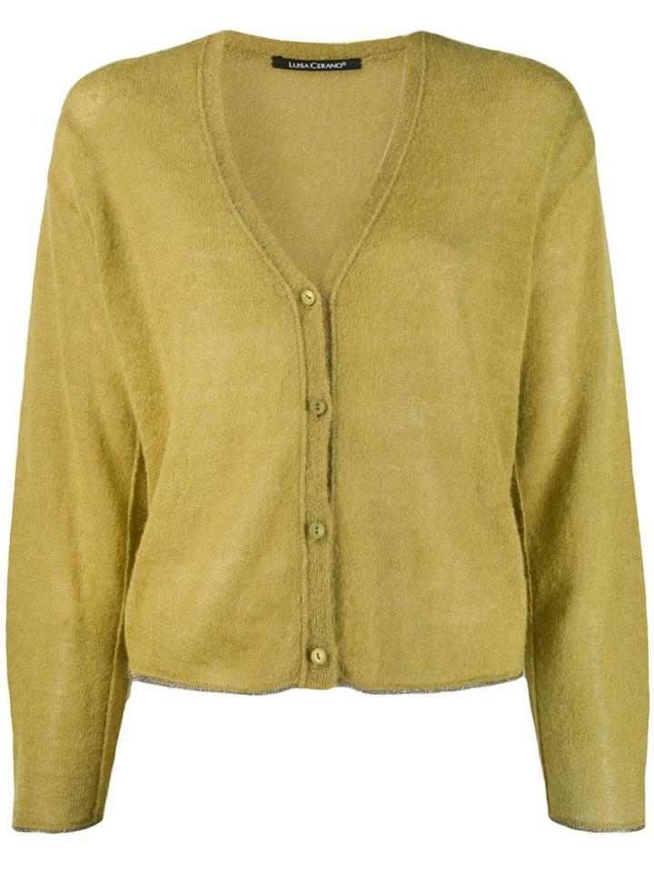 Luisa Cerano Loose-fit Cardigan - Green