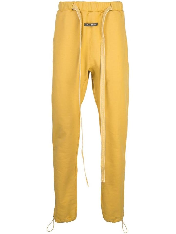 Fear Of God Regular-fit Track Trousers - Yellow
