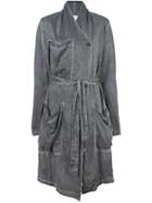 Lost & Found Rooms Belted Coat - Black