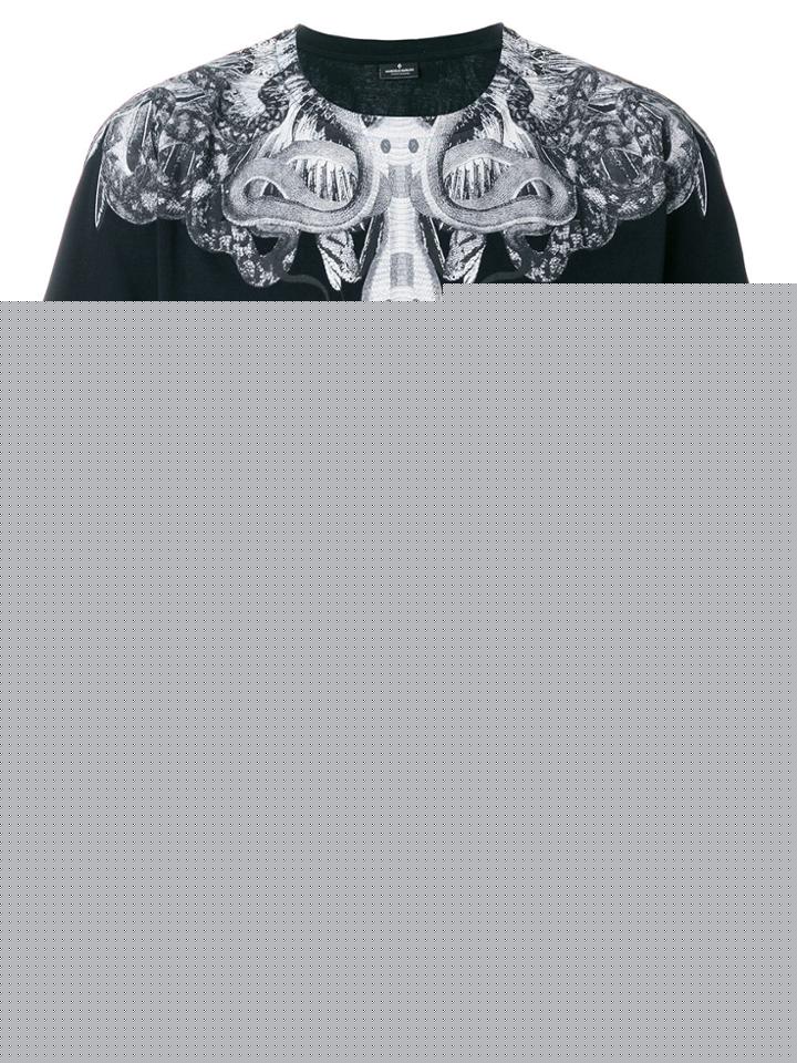 Neil Barrett Black Thunder Print T-shirt