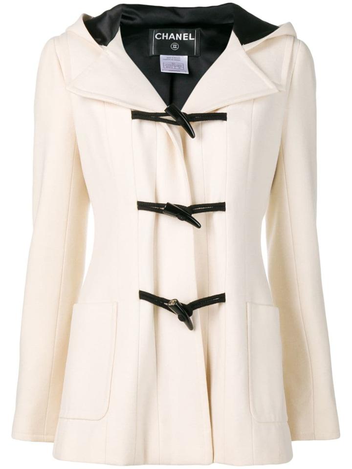 Chanel Vintage Hooded Duffle Coat - Neutrals