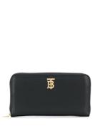 Burberry Monogram Motif Ziparound Wallet - Black