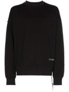 Mastermind Japan Logo Zip Neck Sweatshirt - Black
