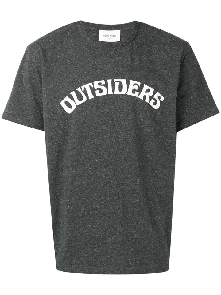 Wood Wood Crew Neck T-shirt - Grey