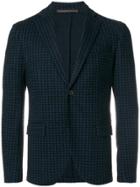 Eleventy Classic Woven Blazer - Blue