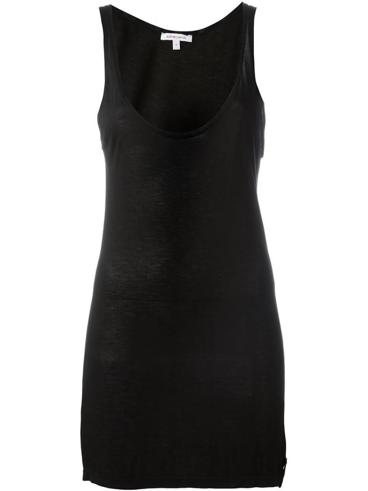 Borbonese Basic Vest, Women's, Size: S, Black, Viscose