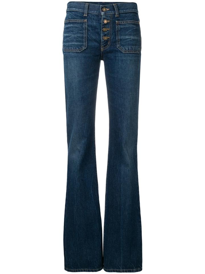 Saint Laurent Flared Jeans - Blue