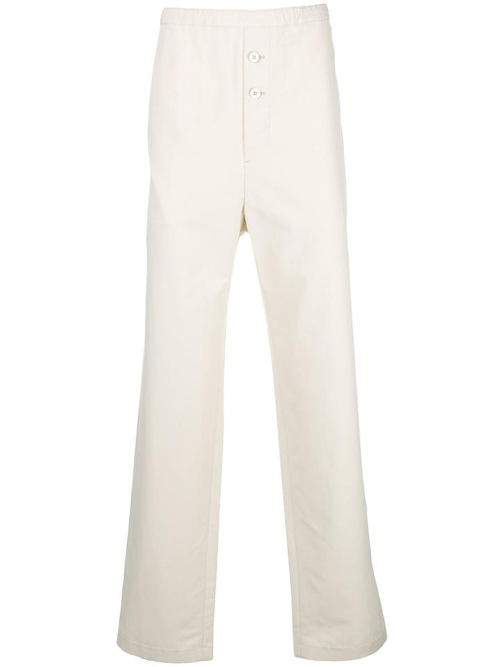 Jil Sander Pull-on Trousers - White