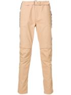 Moschino Zipped Quilted Chinos - Nude & Neutrals