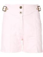 Chloé High-waisted Shorts - Pink & Purple