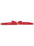 Prada Bow Detail Belt - Red