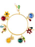 Dolce & Gabbana Charm Bracelet, Women's, Metallic, Crystal/brass