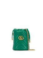 Gucci Double G Buckle Bag - Green