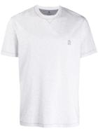 Brunello Cucinelli Logo T-shirt - Grey