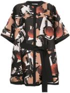 Roksanda Jacquard Oversized Jacket - Black