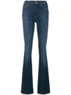 Les Copains Flared Denim Trousers - Blue