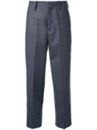 Cityshop 'college' Flannel Slacks, Women's, Size: 38, Grey, Wool