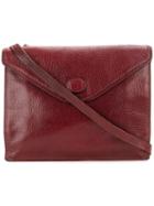 Fendi Pre-owned Envelope Crossbody Bag - Red