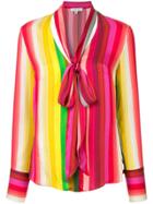 Milly Tied Neck Blouse - Multicolour