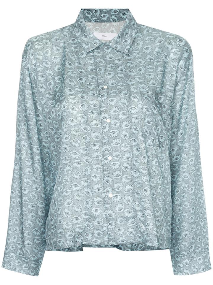Toga Pulla Embroidered Blouse - Blue