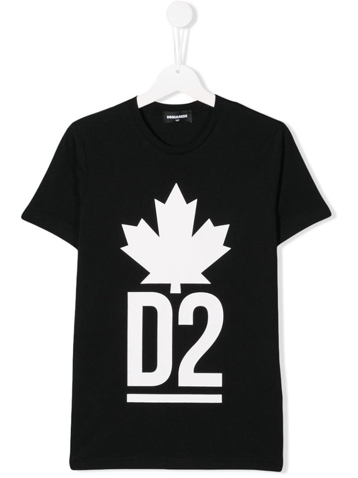 Dsquared2 Kids Logo T-shirt - Black