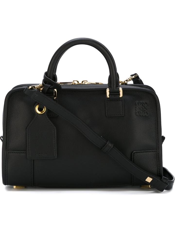 Loewe 'amazona 23' Tote, Women's, Black, Calf Leather