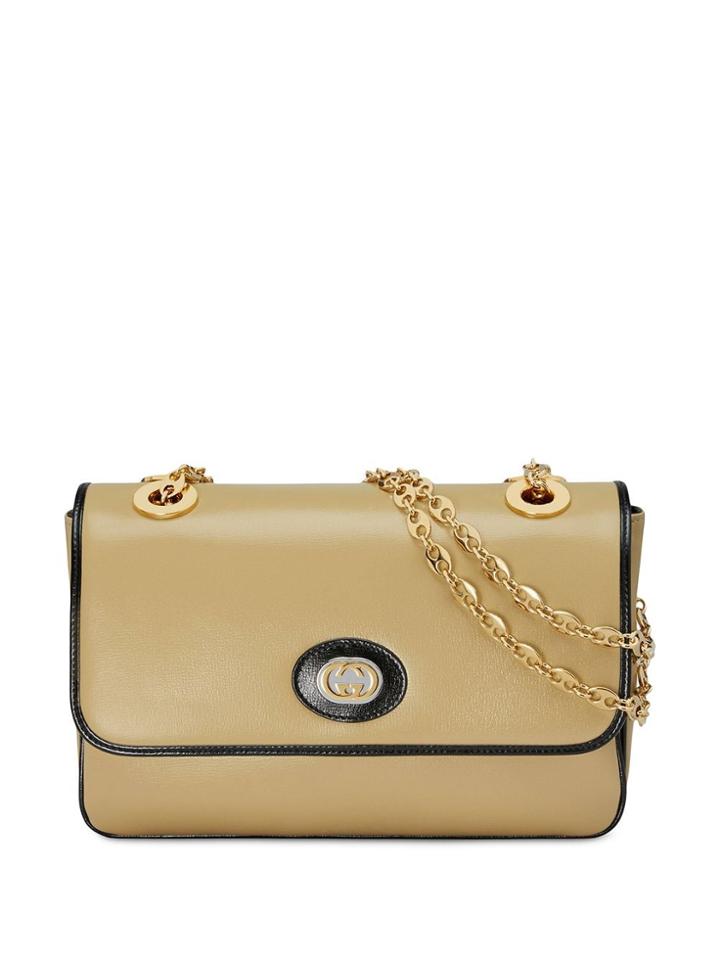Gucci Gg Motif Shoulder Bag - Neutrals