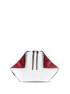 Alexander Mcqueen Double Zip Clutch - White
