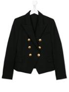 Balmain Kids Military Blazer, Boy's, Size: 14 Yrs, Black