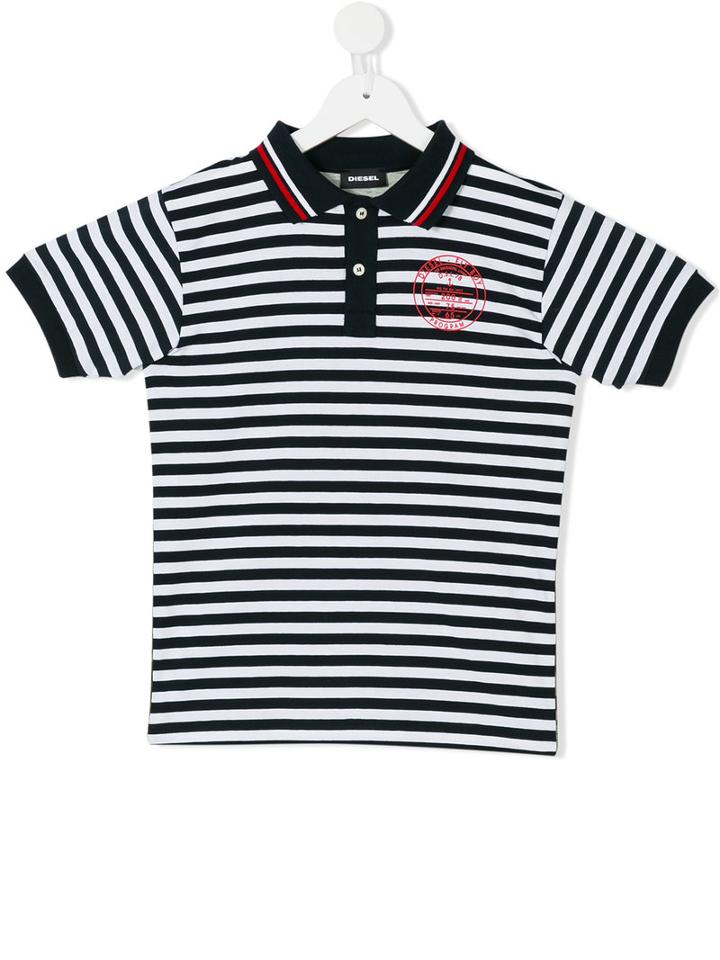 Diesel Kids - Multi Print Polo Shirt - Kids - Cotton - 8 Yrs